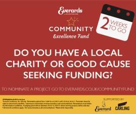 Everards and Carling offer £40,000 funding to support community projects this summer!